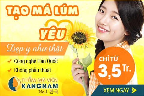 Tạo má lúm “yêu” – Y như thật: Mùa vàng làm đẹp: Ưu đãi 30%